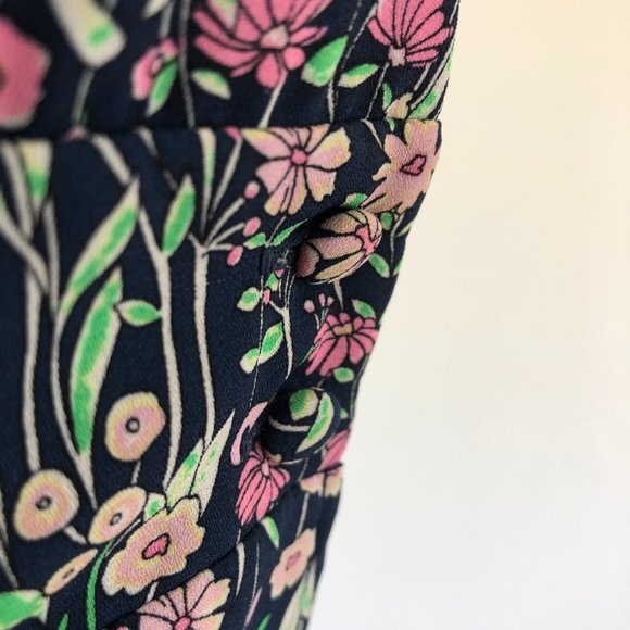 Nanette Lepore Floral Wrap Dress - Picture 5 of 11